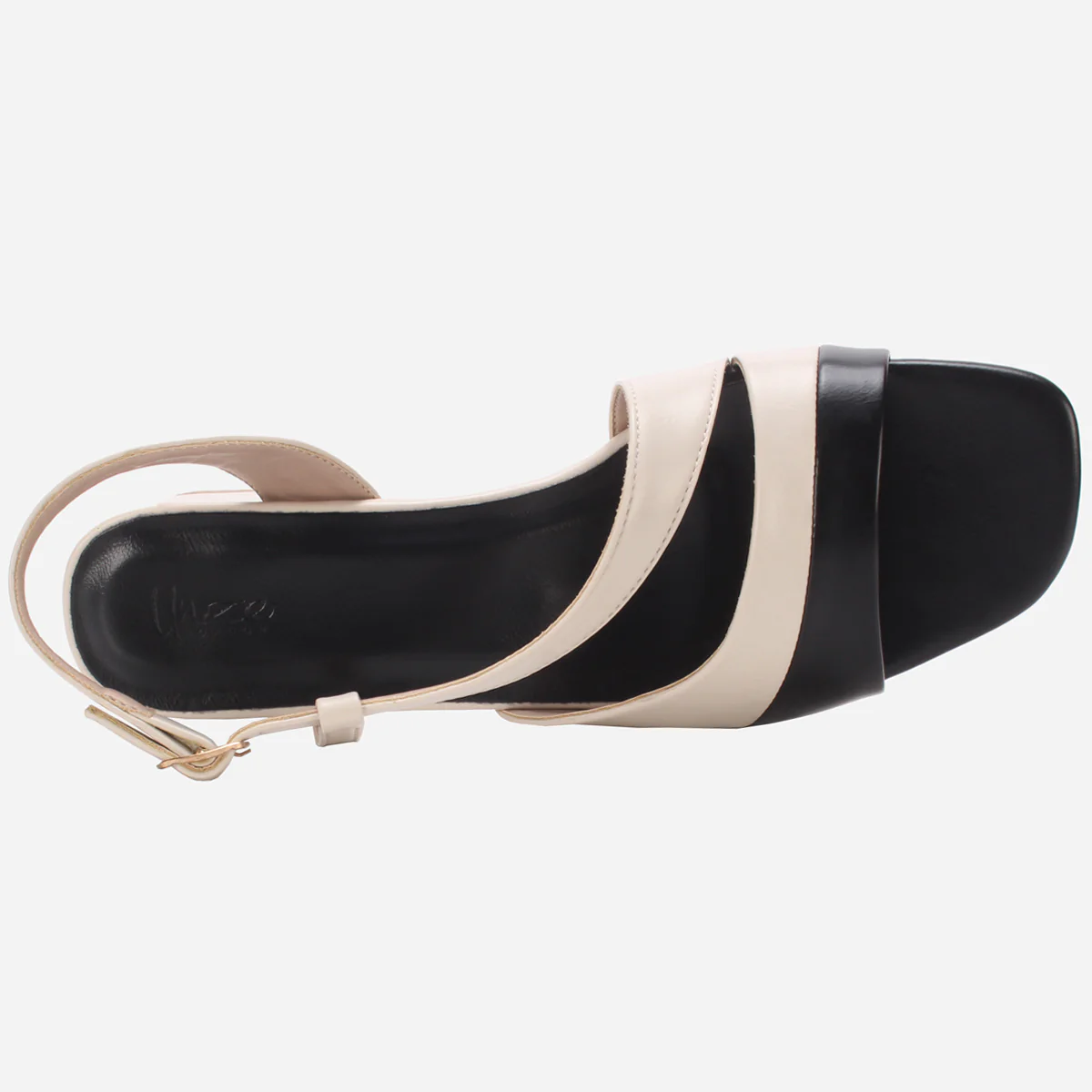 Women "MAEVE" Diagonal Strap Heel Sandals - Image 4