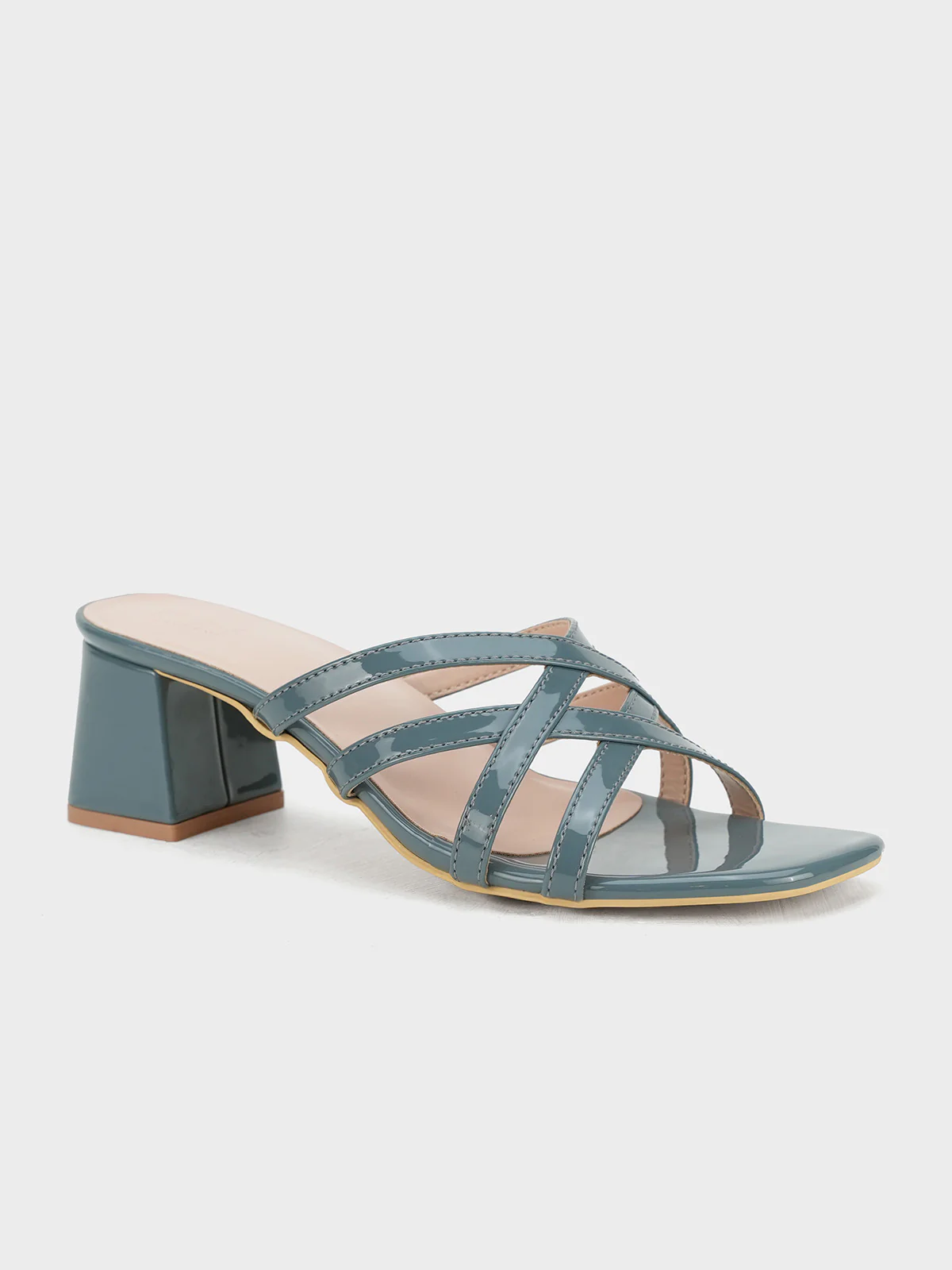 Women "MARIJE" Block Heel Slip On Sandals - Image 2
