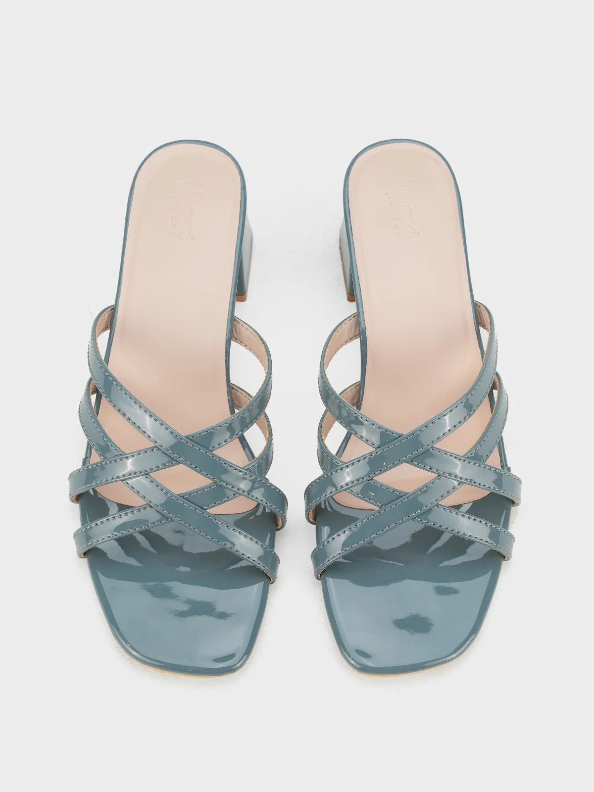 Women "MARIJE" Block Heel Slip On Sandals - Image 9