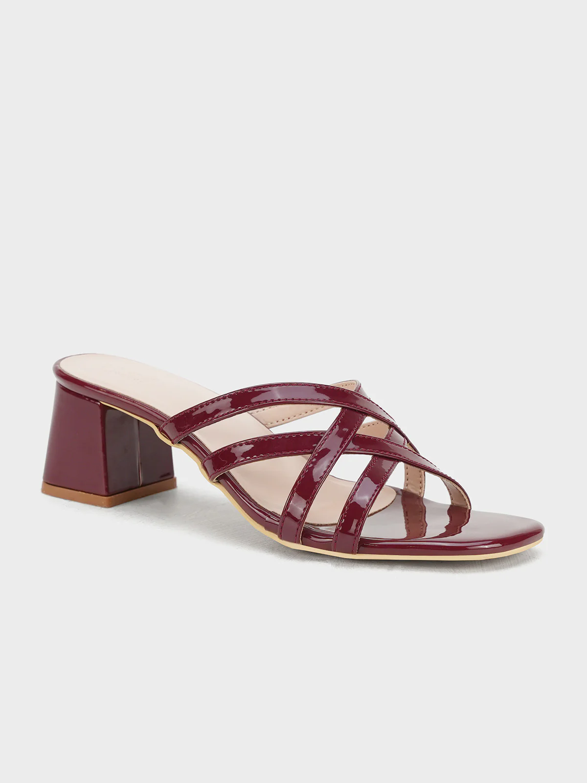 Women "MARIJE" Block Heel Slip On Sandals - Image 2