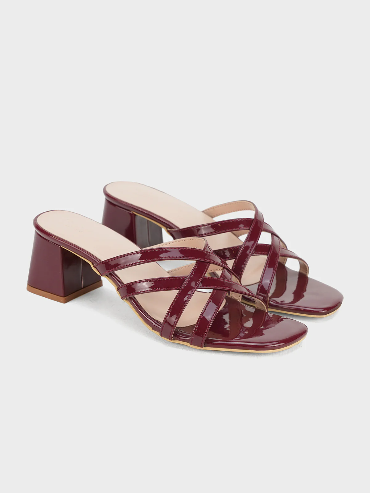 Women "MARIJE" Block Heel Slip On Sandals - Image 4