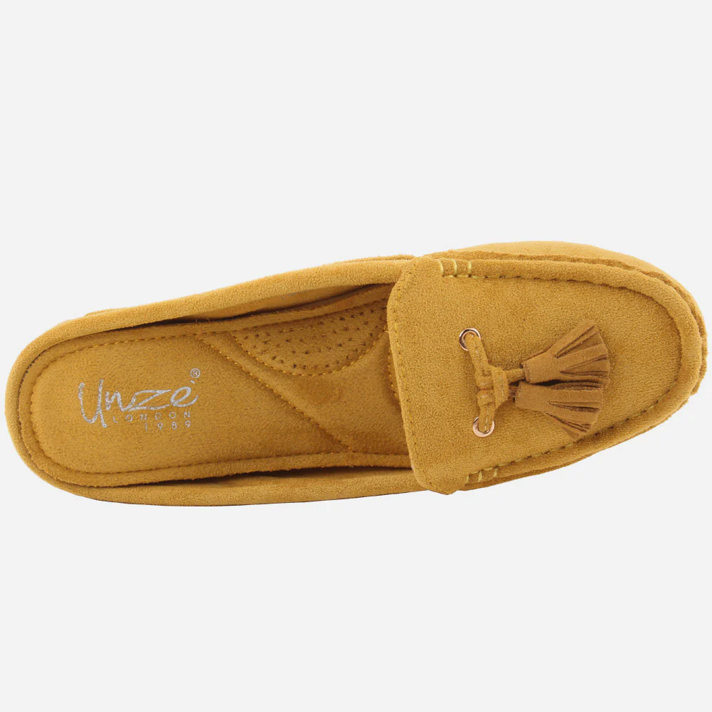 Women "MARTA" Comfy Suede Moccasins - Image 4