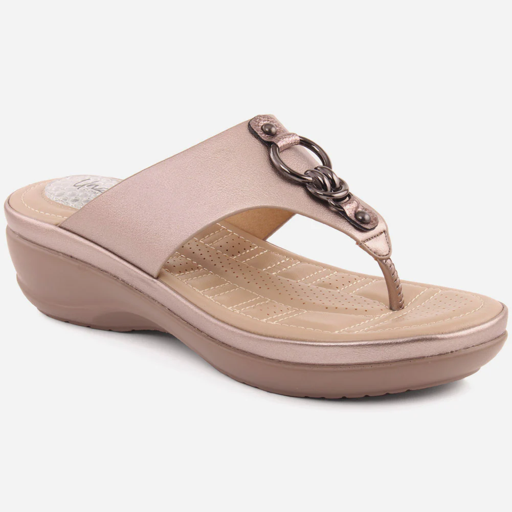 Women "MARTINA" Wedge Heel Comfort Slippers