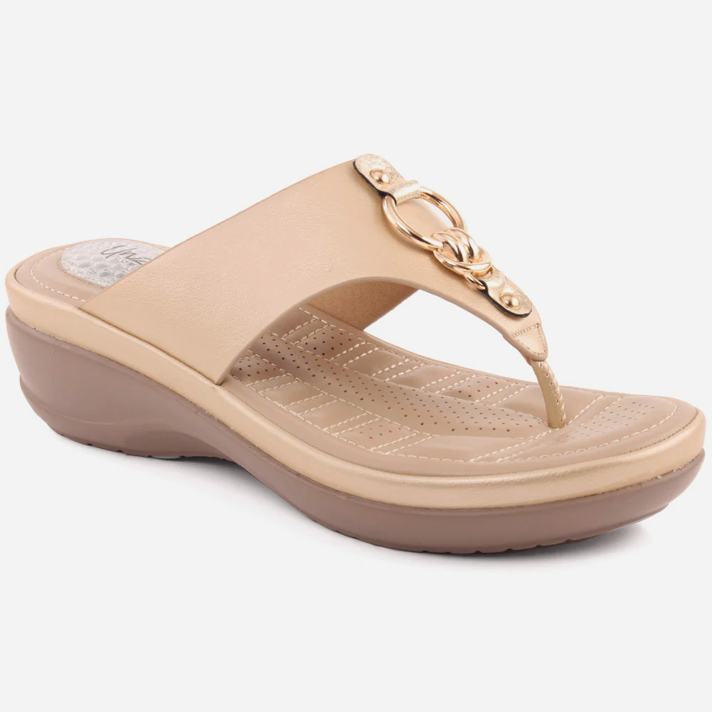 Women "MARTINA" Wedge Heel Comfort Slippers