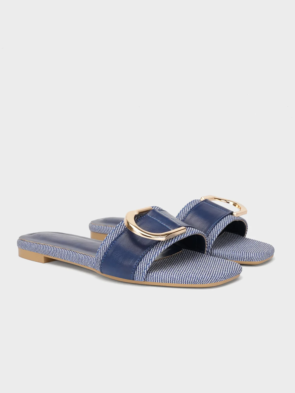Women "MATTEO" Buckled Detailing Slippers - Image 4