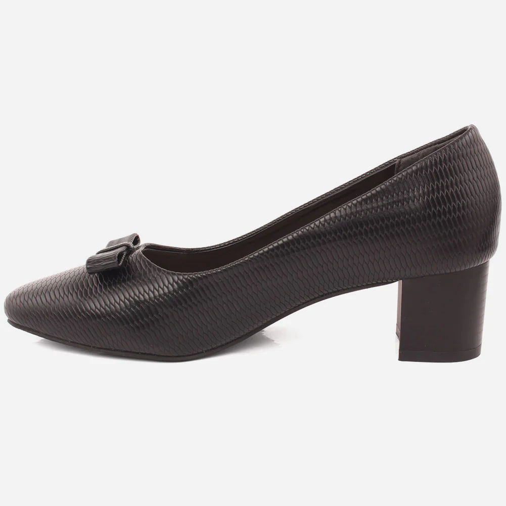 Women "Maureen" Block Heel Court Shoes - Image 3