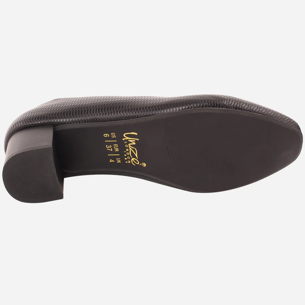 Women "Maureen" Block Heel Court Shoes - Image 5