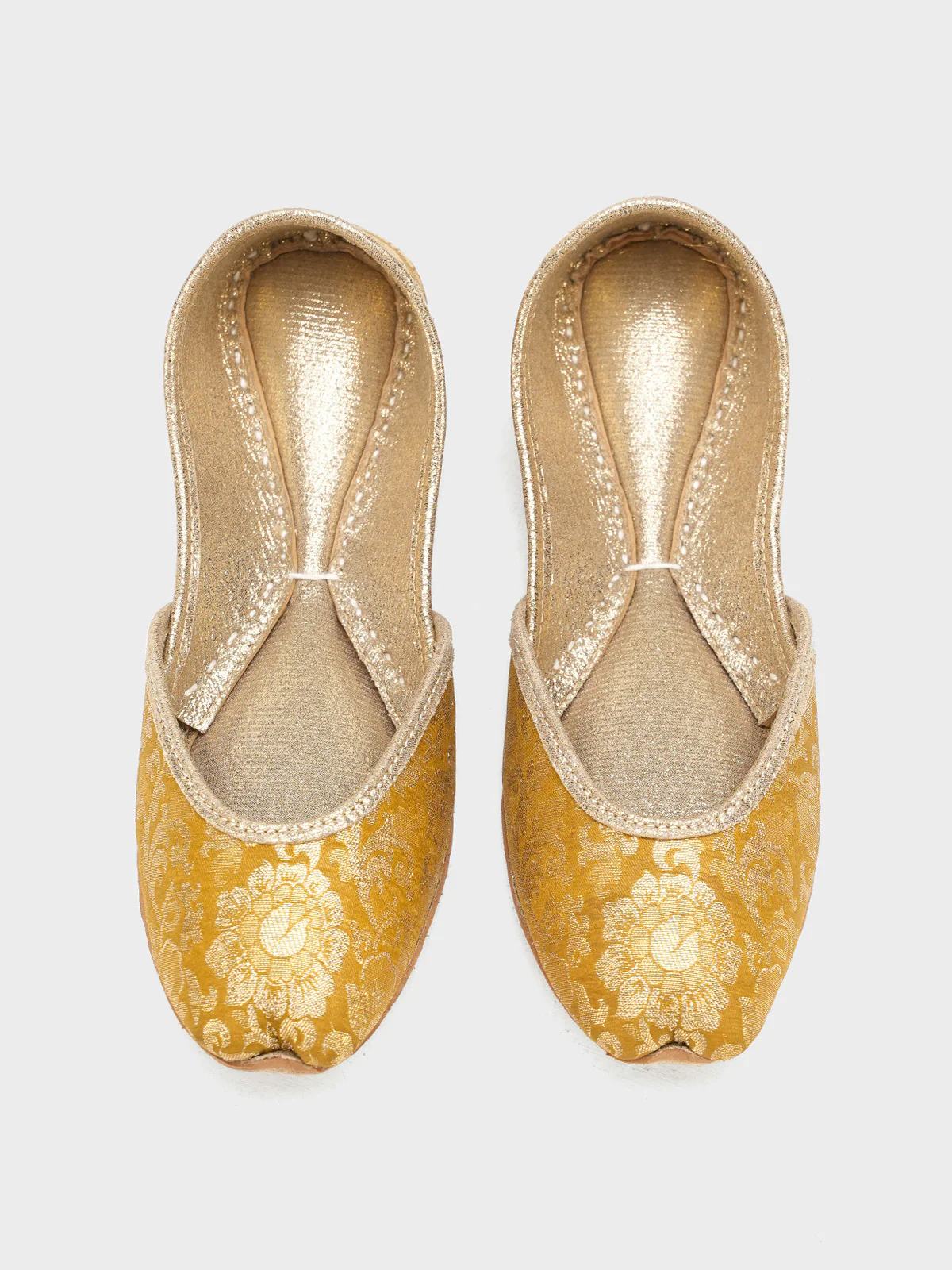 Women "MEERJAH" Soft Flexible Jamawar Khussa - Image 8