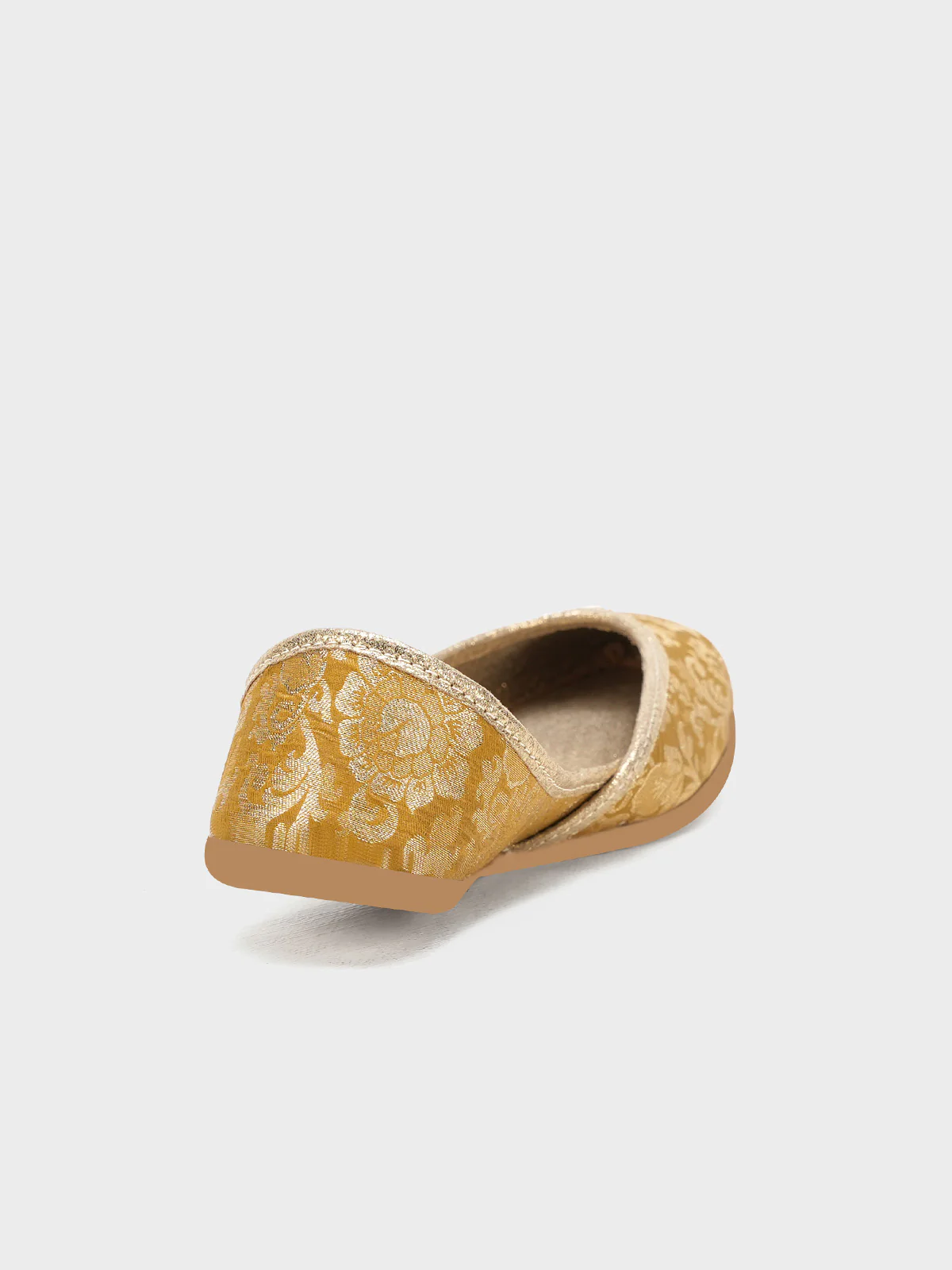 Women "MEERJAH" Soft Flexible Jamawar Khussa - Image 5