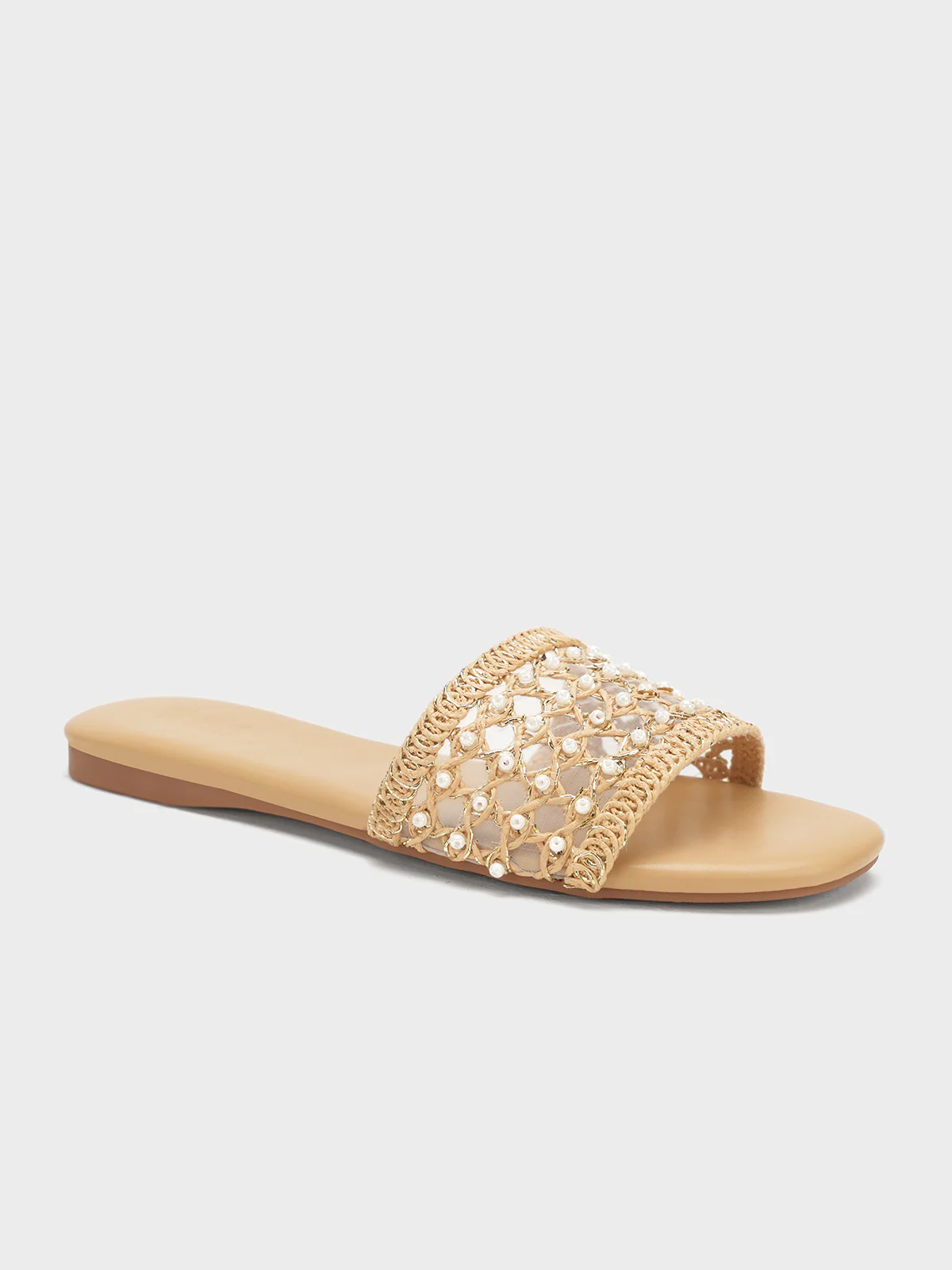 Women "MILBES" Delicate Fabric Slippers