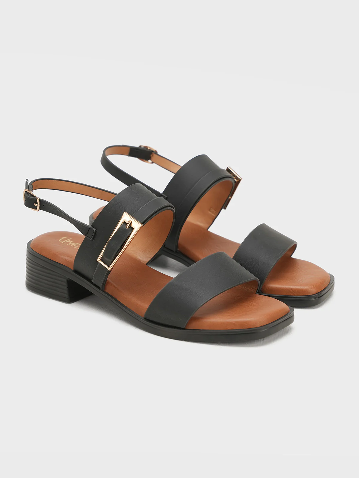 Women "MILLER" Block Heel Buckle Sandals - Image 4