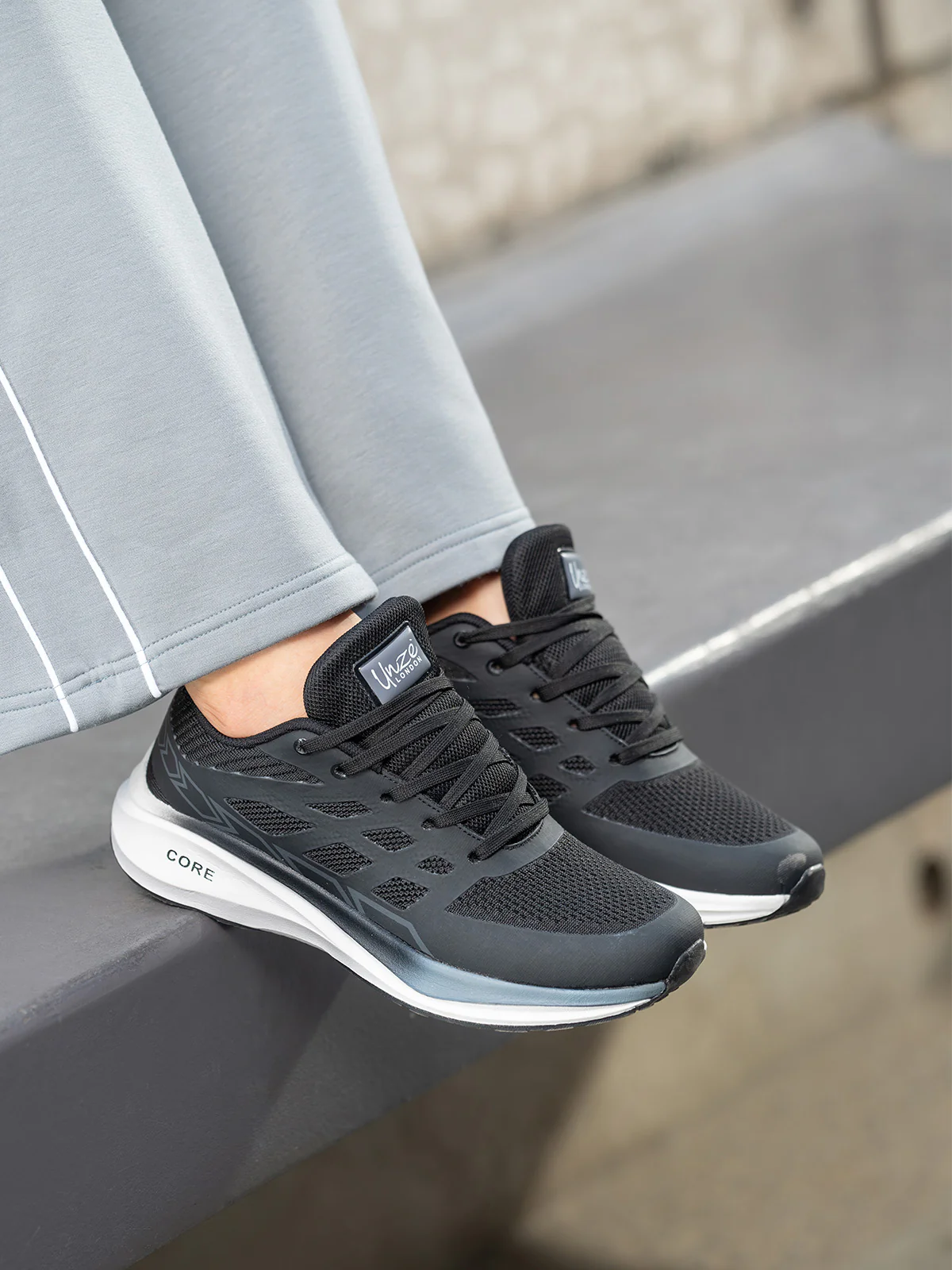 Women "MULANA" Soft Lace Up Trainers