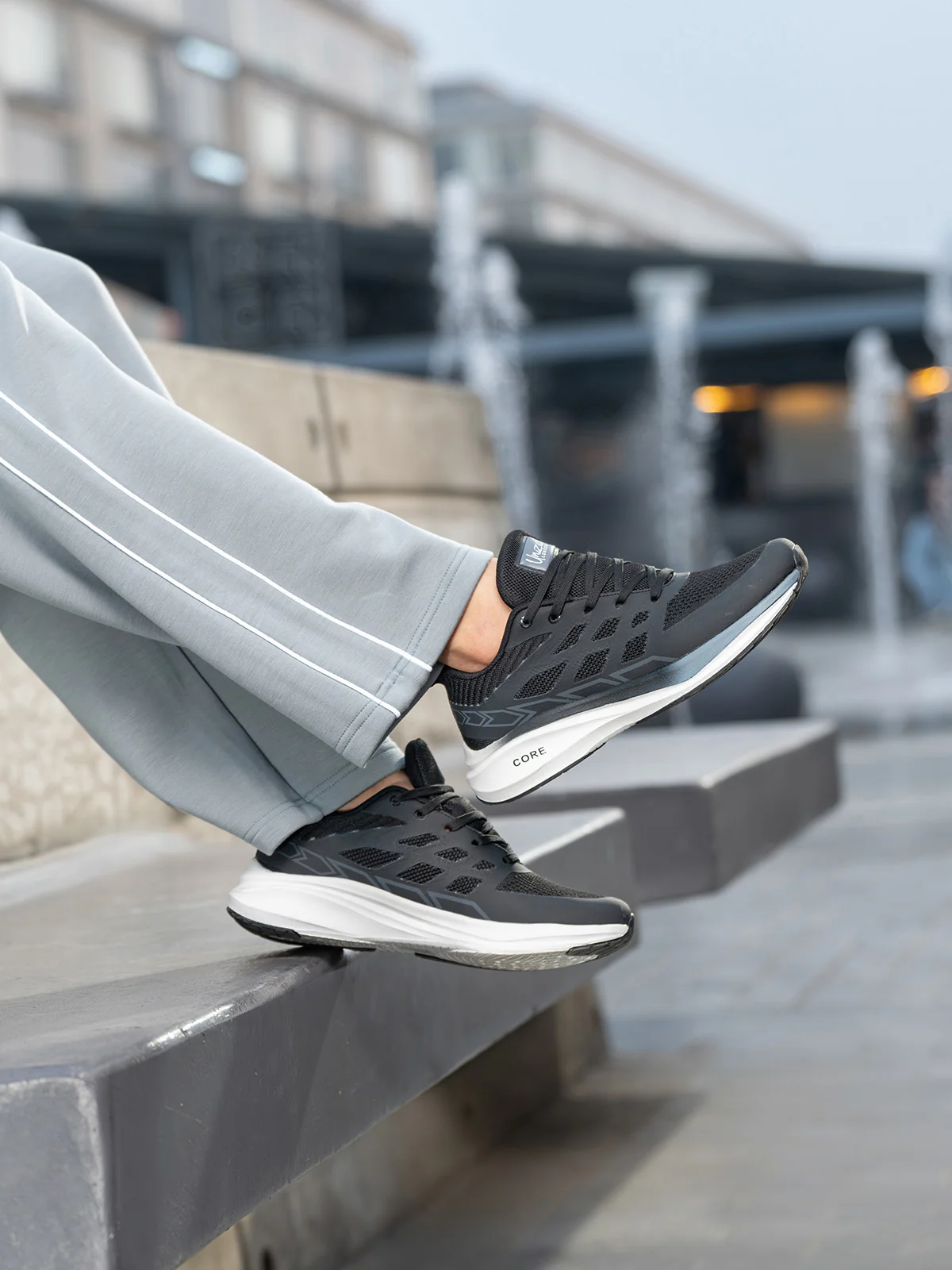 Women "MULANA" Soft Lace Up Trainers - Image 6