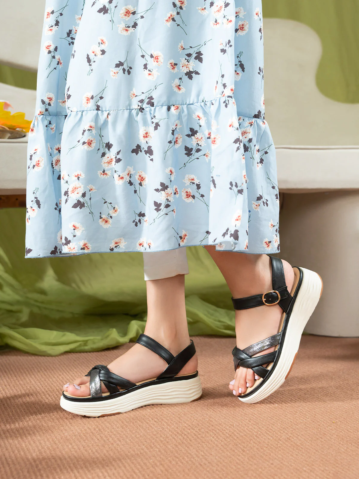 Women "MURPHY" Soft Flexible Buckle Sandals - Image 3