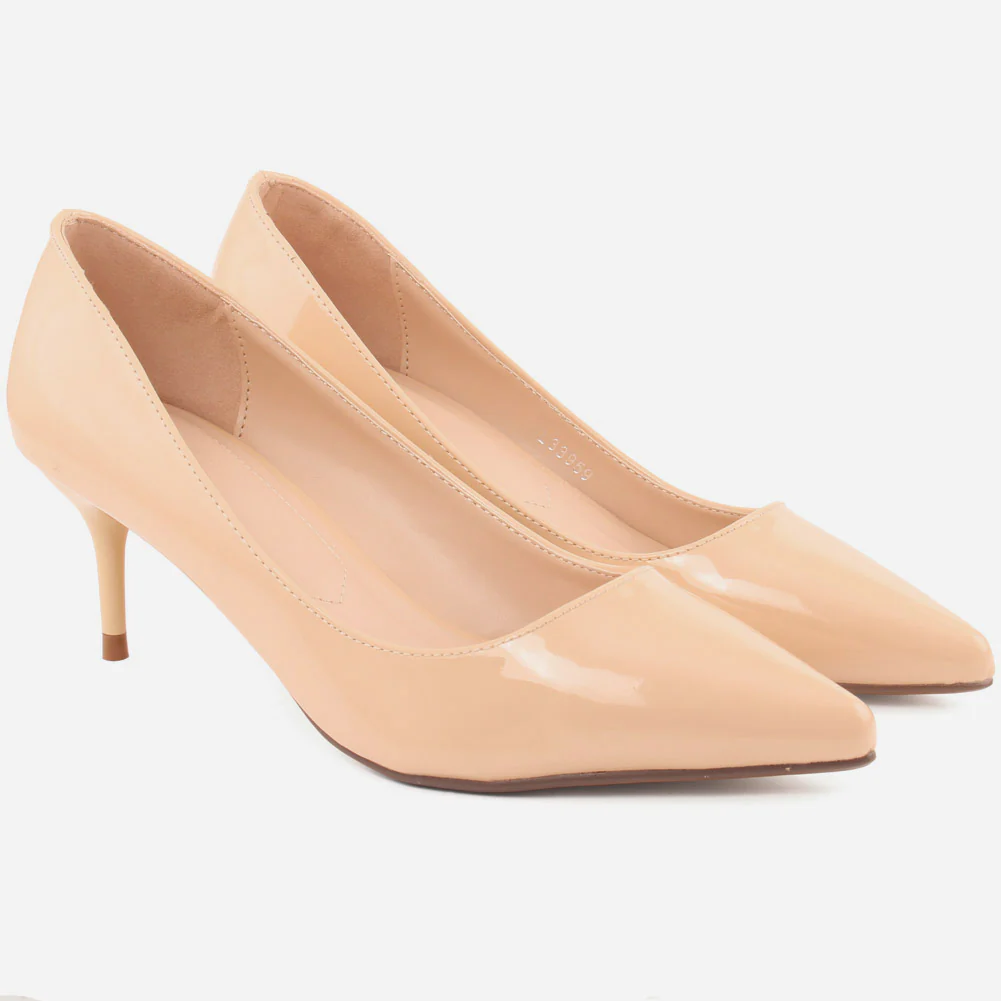 Women "NAINA" Pointed Teo Court Shoes - Image 2
