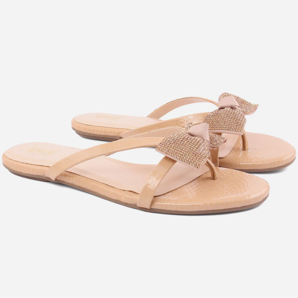 Women "Najwa" Flat Evening Slipers - Image 2