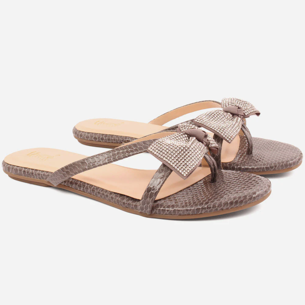 Women "Najwa" Flat Evening Slipers - Image 2