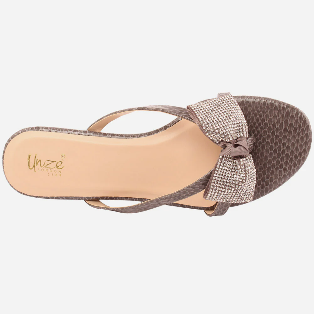 Women "Najwa" Flat Evening Slipers - Image 4