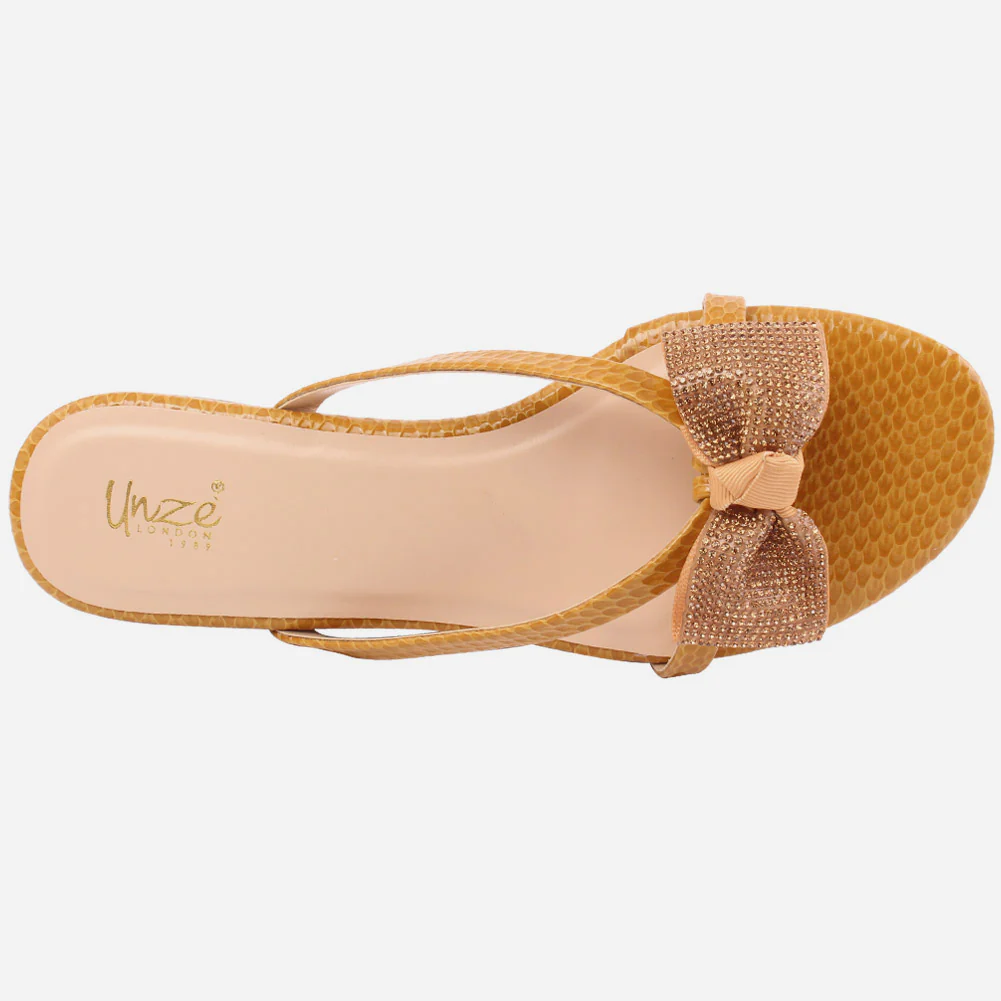 Women "Najwa" Flat Evening Slipers - Image 4