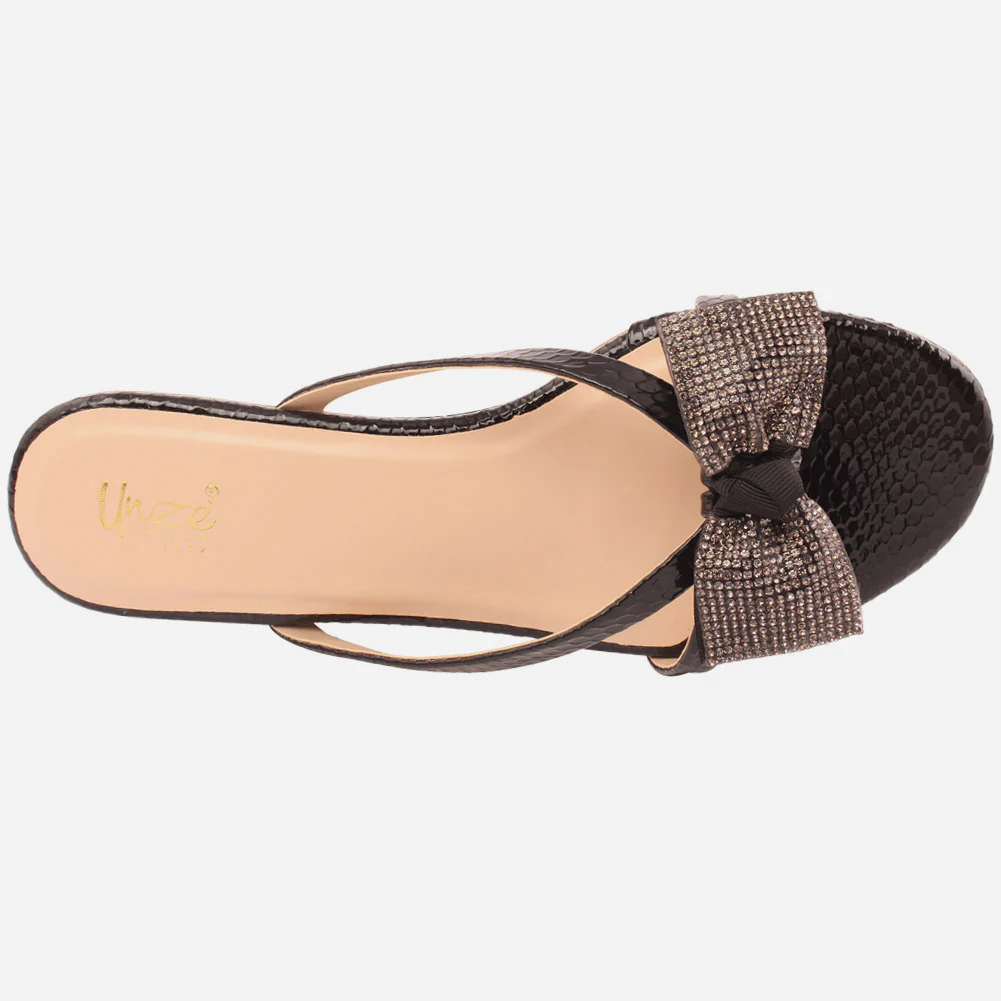 Women "Najwa" Flat Evening Slipers - Image 4