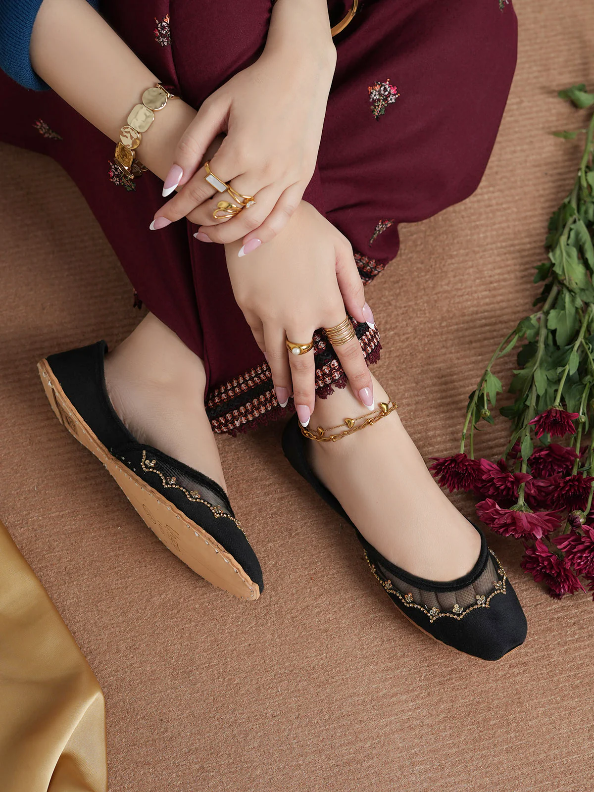 Women "TEHZEEB" Comfort Khussa