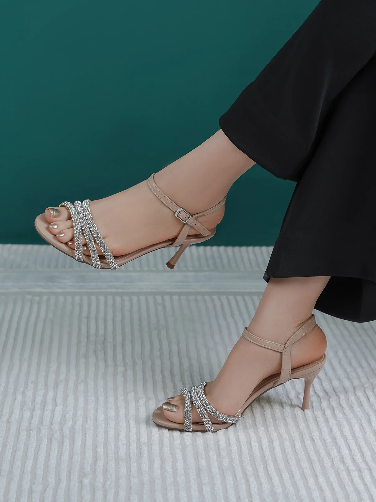 Women "NENETL" Elegant Fancy Heel Sandals