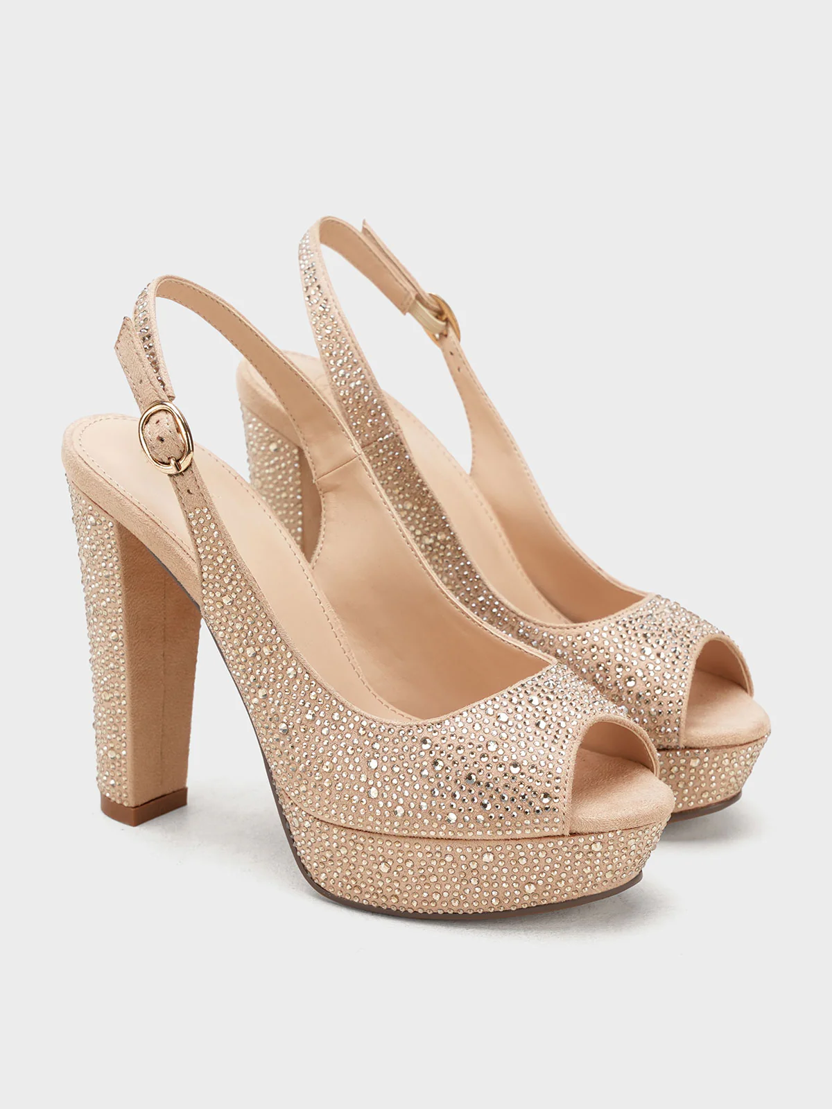 Women "NEXALLI" Fancy High Block Heel Sandals - Image 2