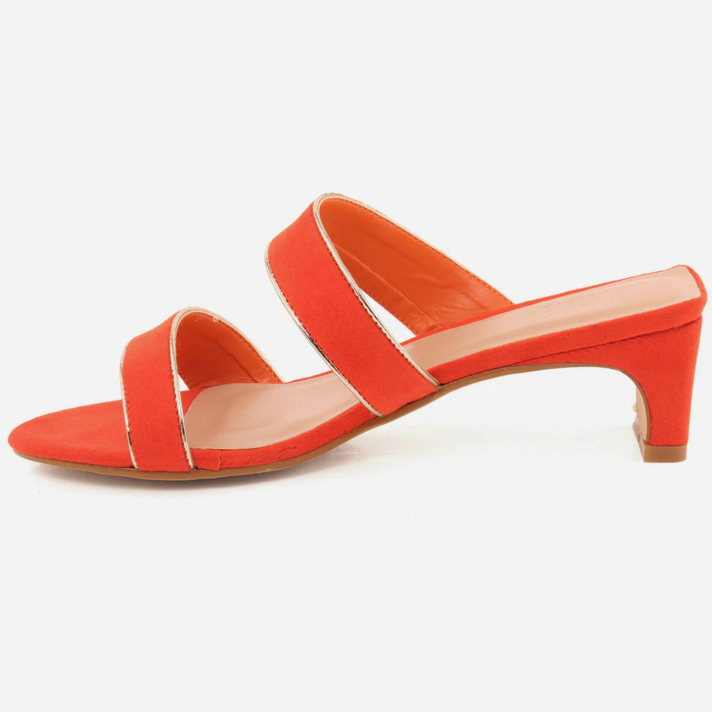 Women "NICOLE" Comfy Gorgeous Nubuck Slip On Sandals - Image 3