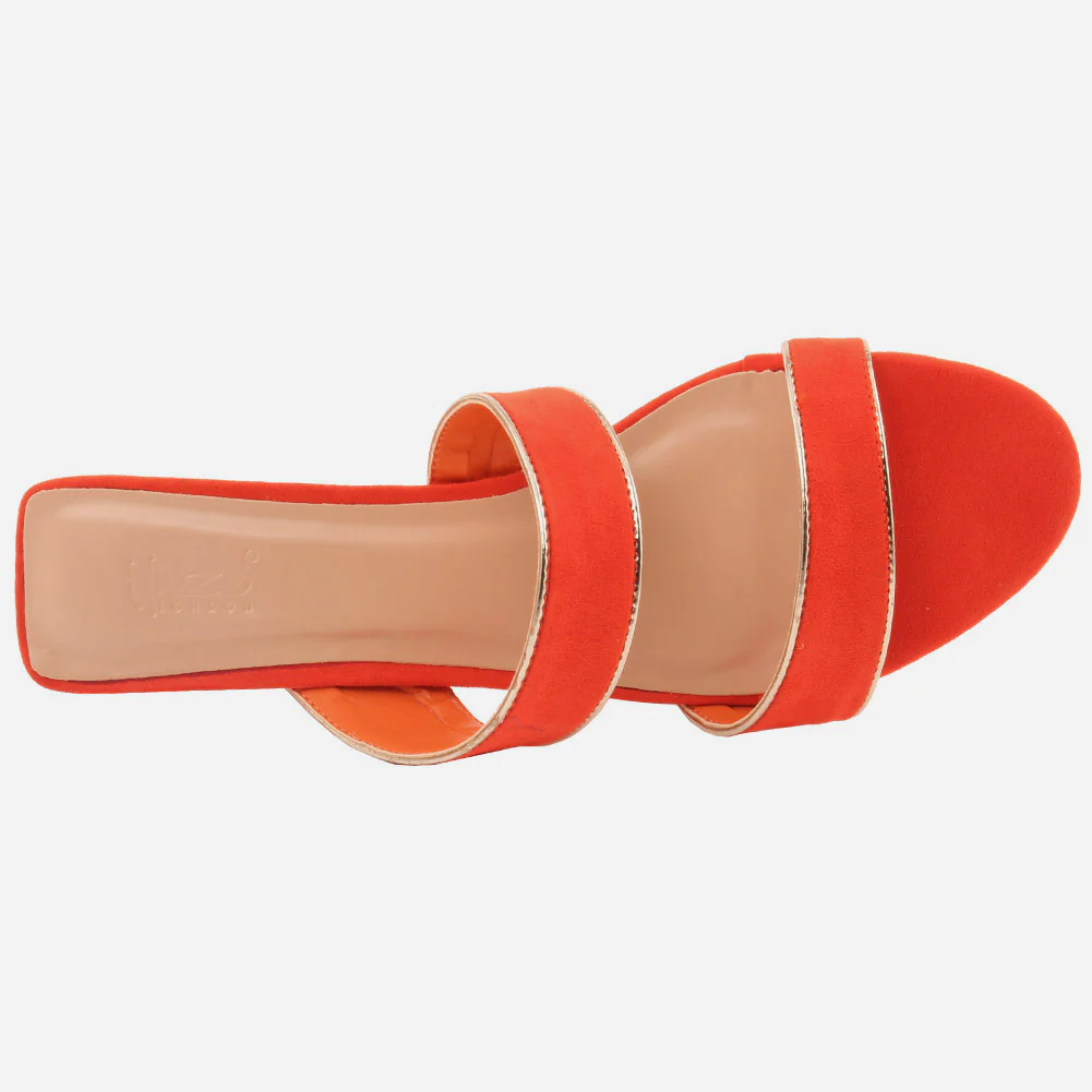 Women "NICOLE" Comfy Gorgeous Nubuck Slip On Sandals - Image 4