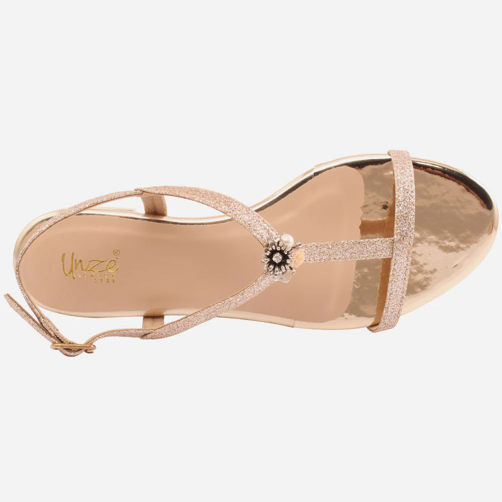 Women "Nika" perfect day-to-night sparkling Sandals - Image 4