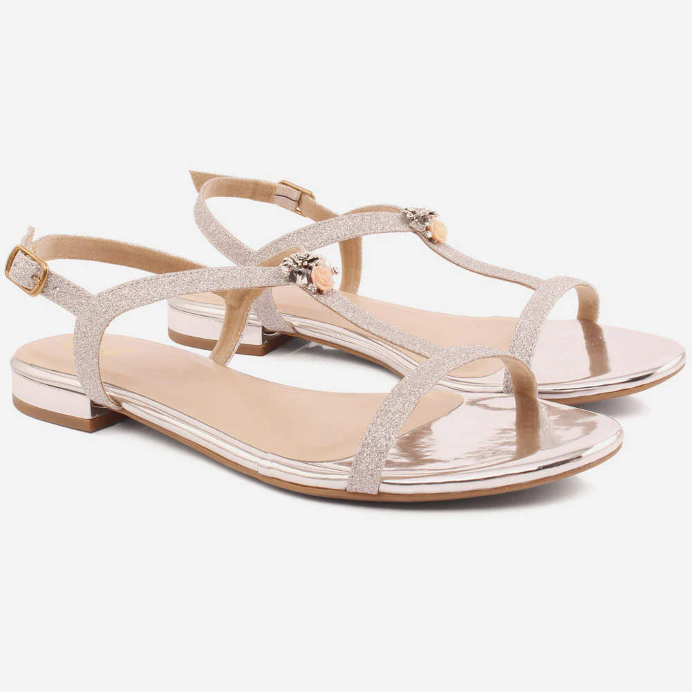 Women "Nika" perfect day-to-night sparkling Sandals - Image 2