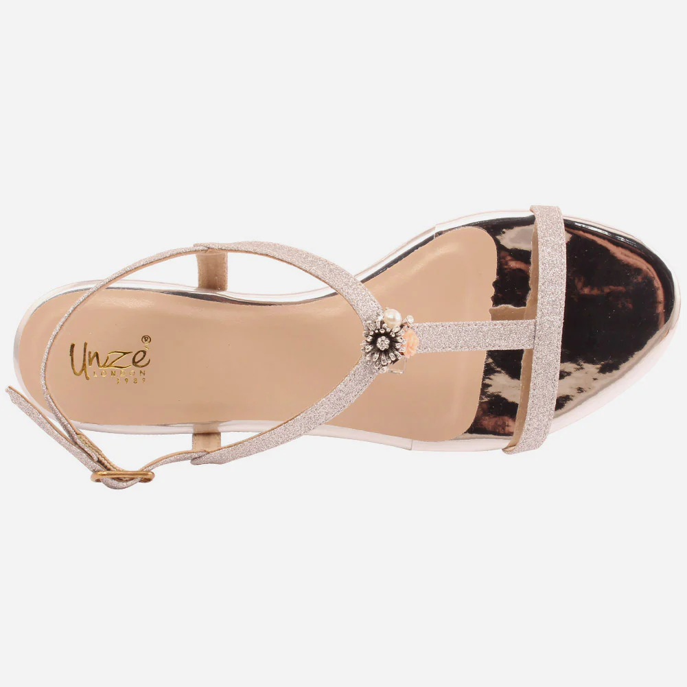 Women "Nika" perfect day-to-night sparkling Sandals - Image 4