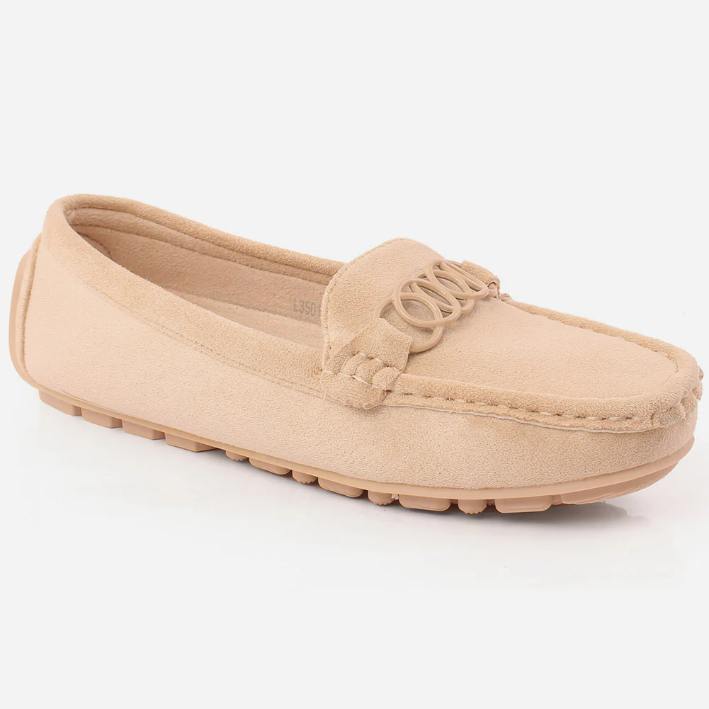 Women "Pia" Casual Suede Slip On Moccasins - Image 2