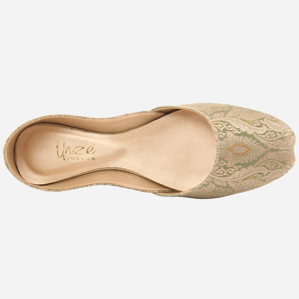 Women "POLINA" Slip On Punjabi Khussa - Image 4