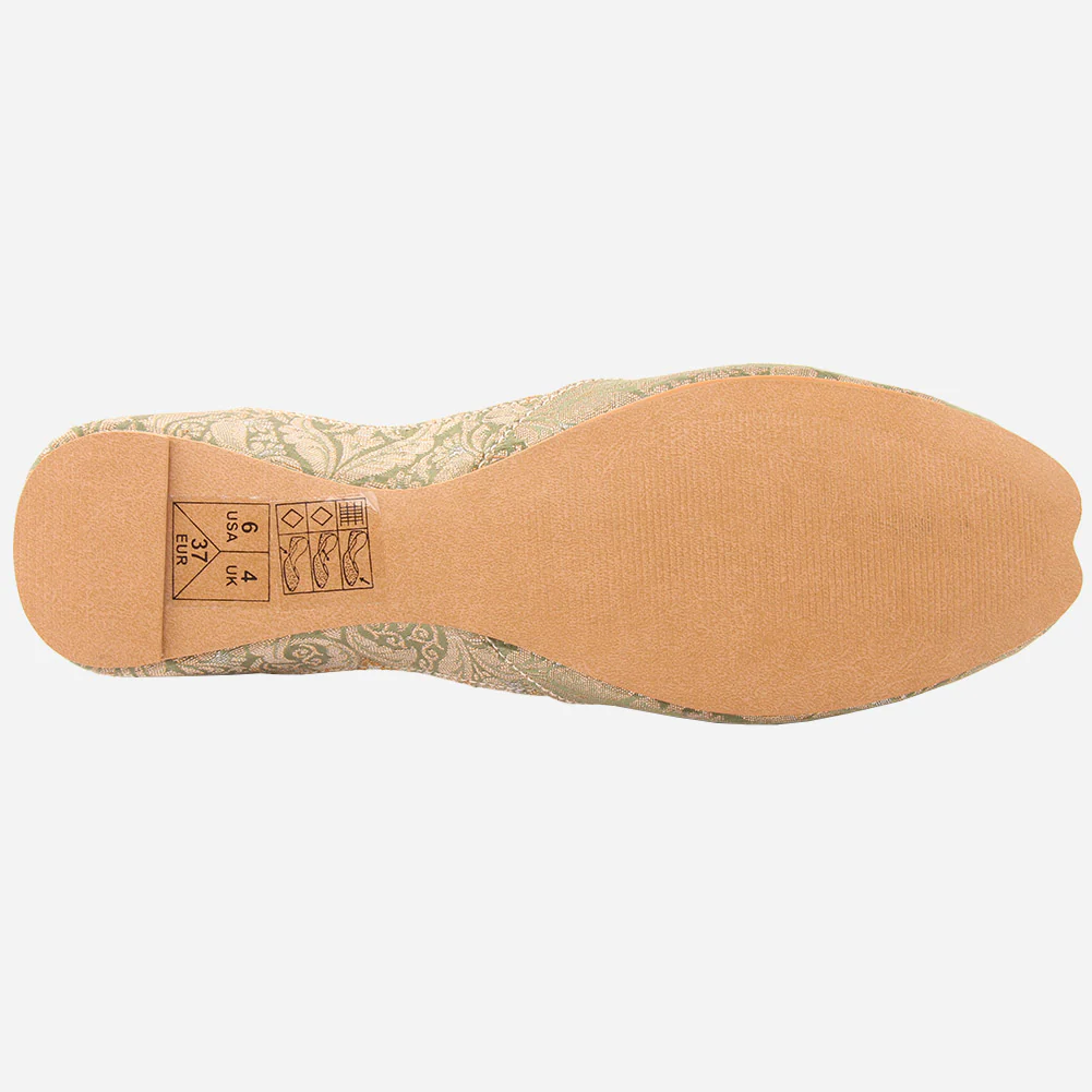 Women "POLINA" Slip On Punjabi Khussa - Image 5