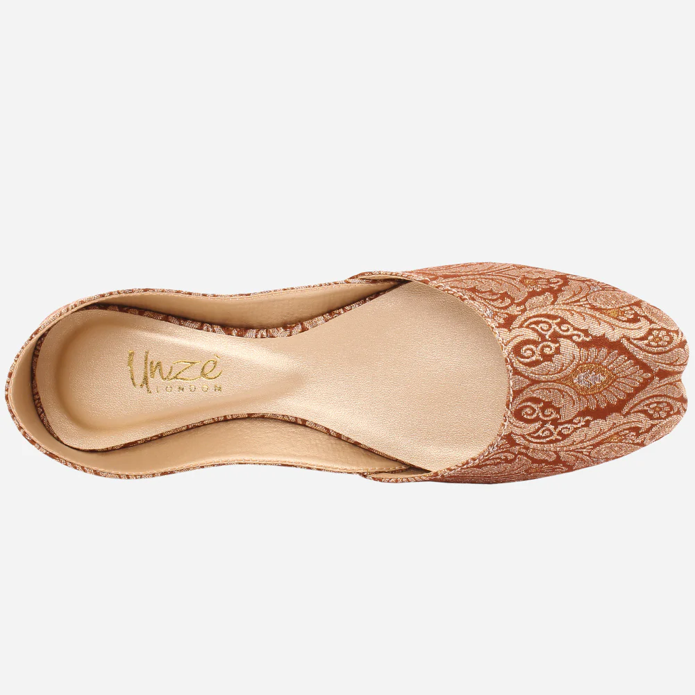 Women "POLINA" Slip On Punjabi Khussa - Image 4