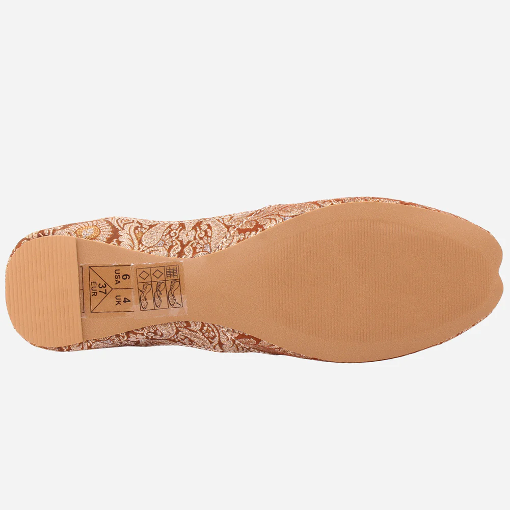 Women "POLINA" Slip On Punjabi Khussa - Image 5