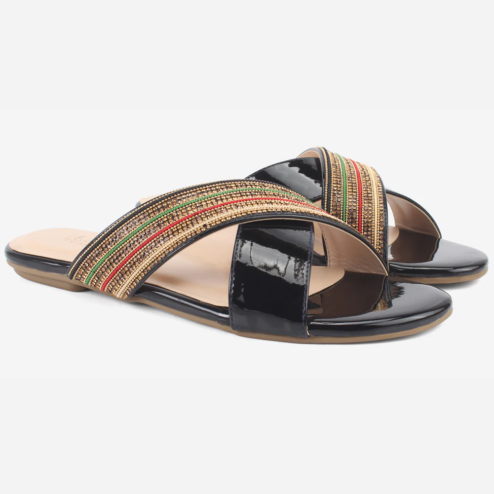 Women "BRIGITTA" Casual Flat Slippers - Image 2