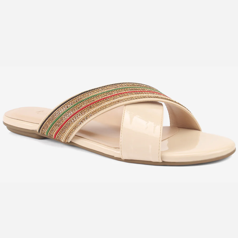 Women "BRIGITTA" Casual Flat Slippers