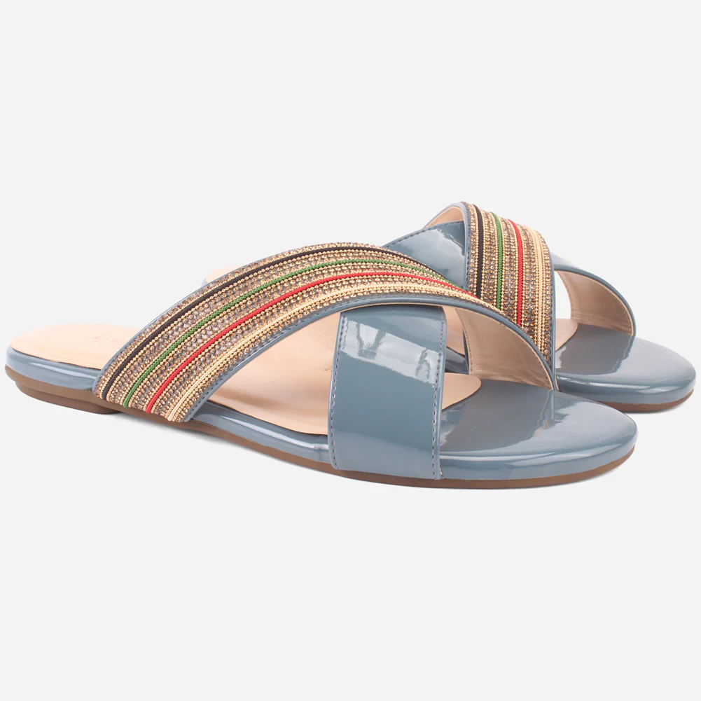 Women "BRIGITTA" Casual Flat Slippers - Image 2