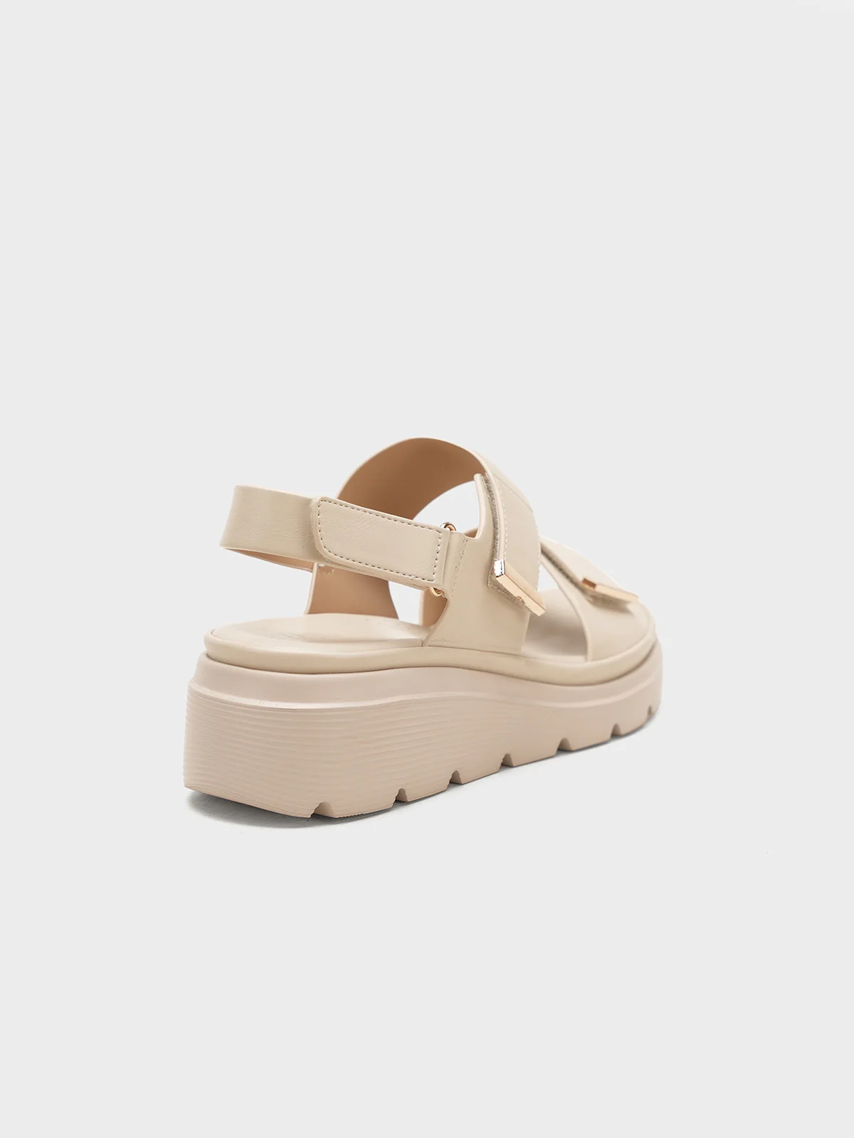 Women "RILEY" Comfort Velcro Strap Sandals - Image 3