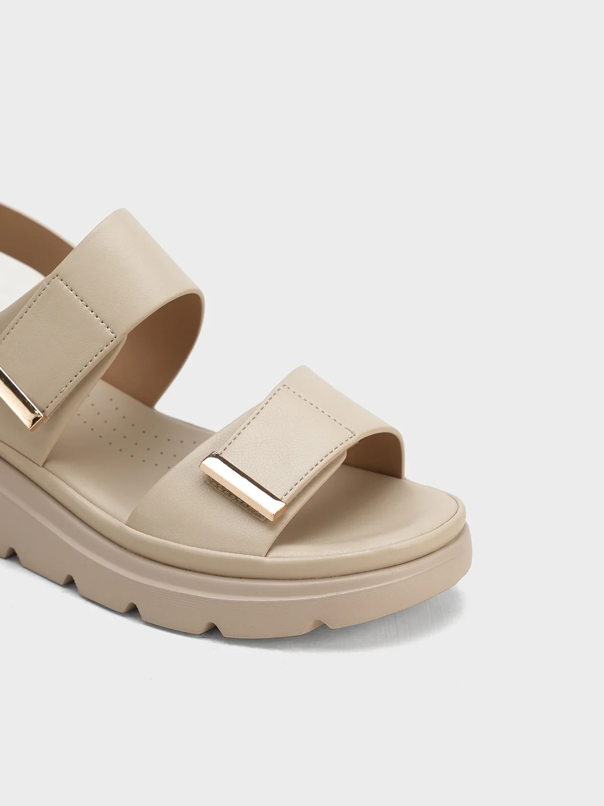Women "RILEY" Comfort Velcro Strap Sandals - Image 4