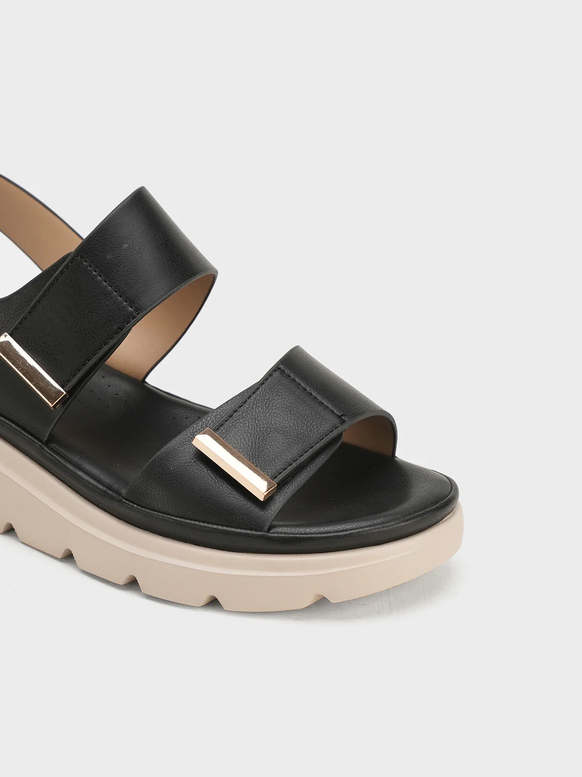 Women "RILEY" Comfort Velcro Strap Sandals - Image 7