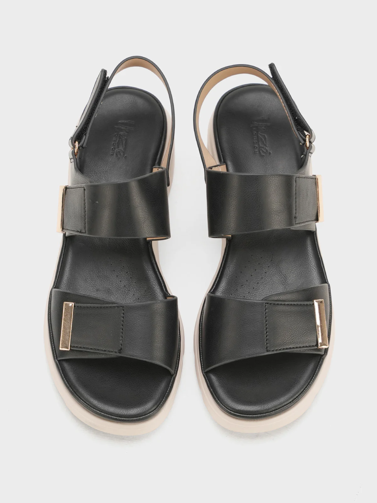 Women "RILEY" Comfort Velcro Strap Sandals - Image 9
