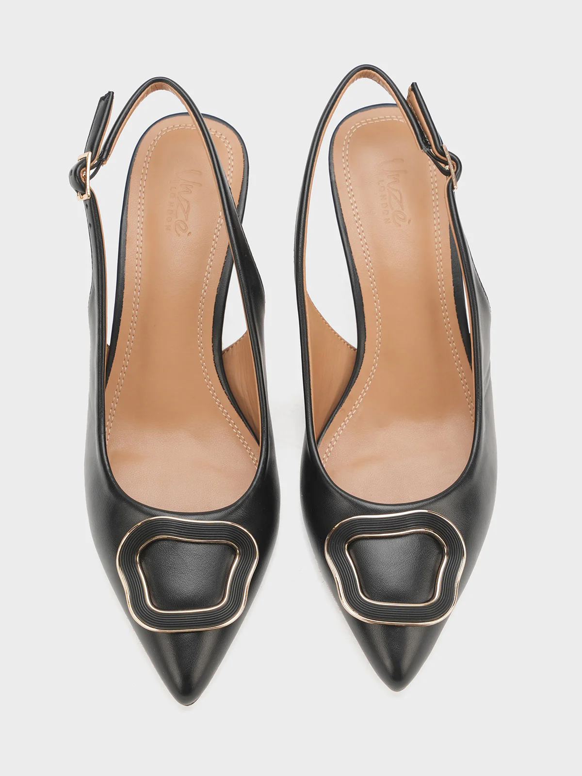 Women "ROLINA" Pointed Buckle Sandals - Image 9