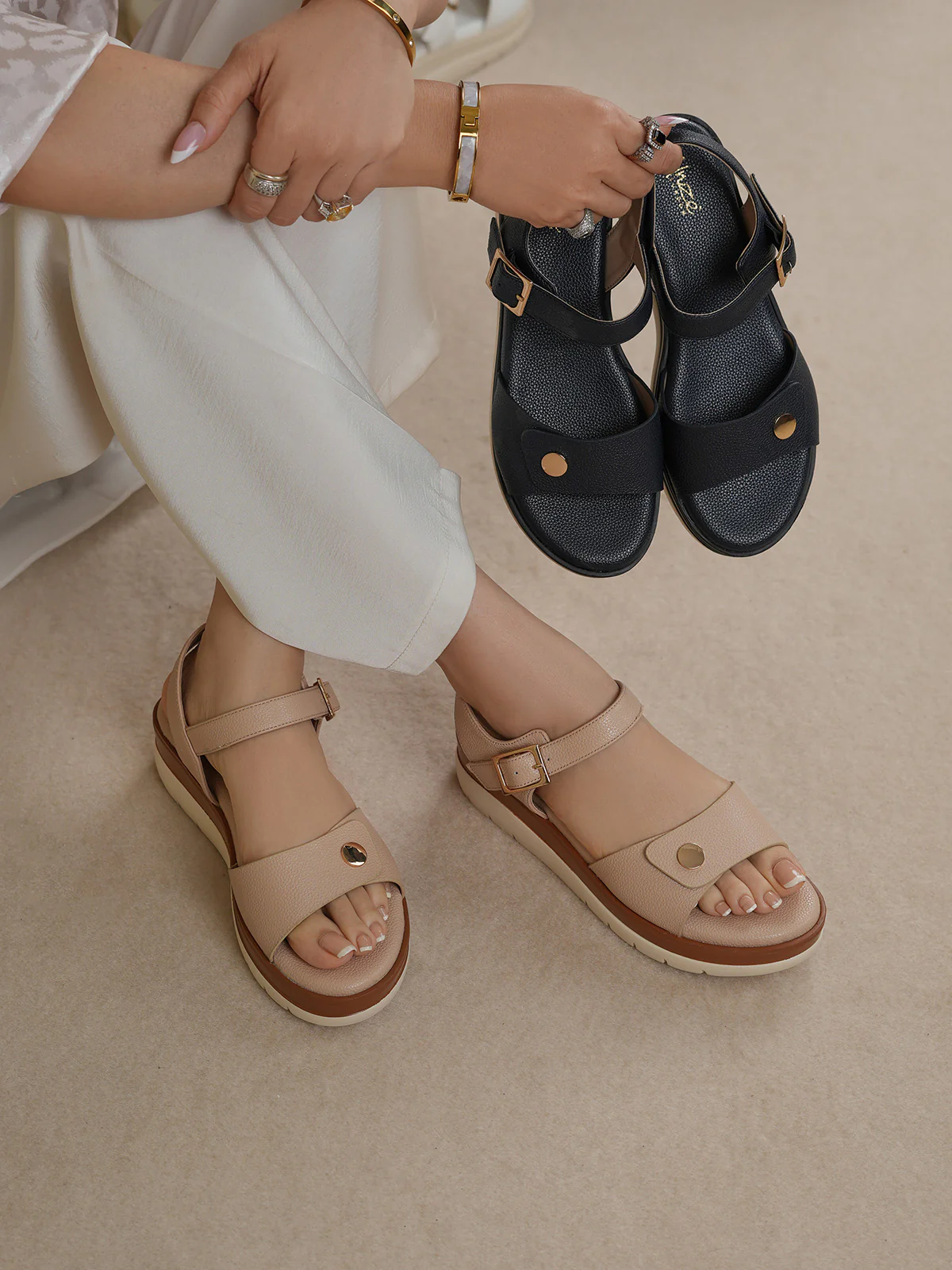 Women "ROMEO" Soft Design Sandals - Image 3