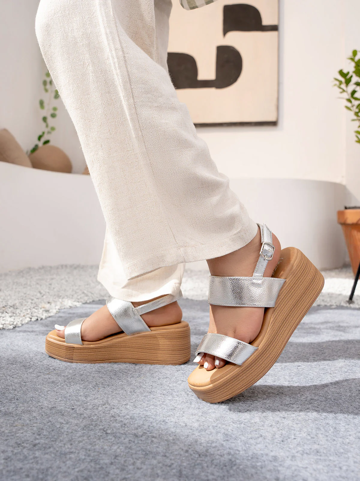 Women "RORA" Comfort Wedge Sandals - Image 3