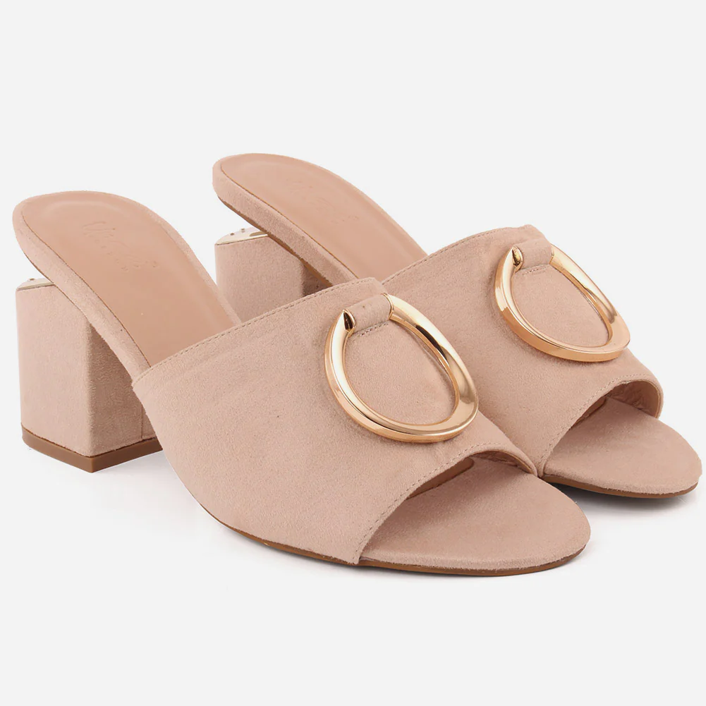 Women "ROSE" Nubuck Slip On Sandals - Image 2