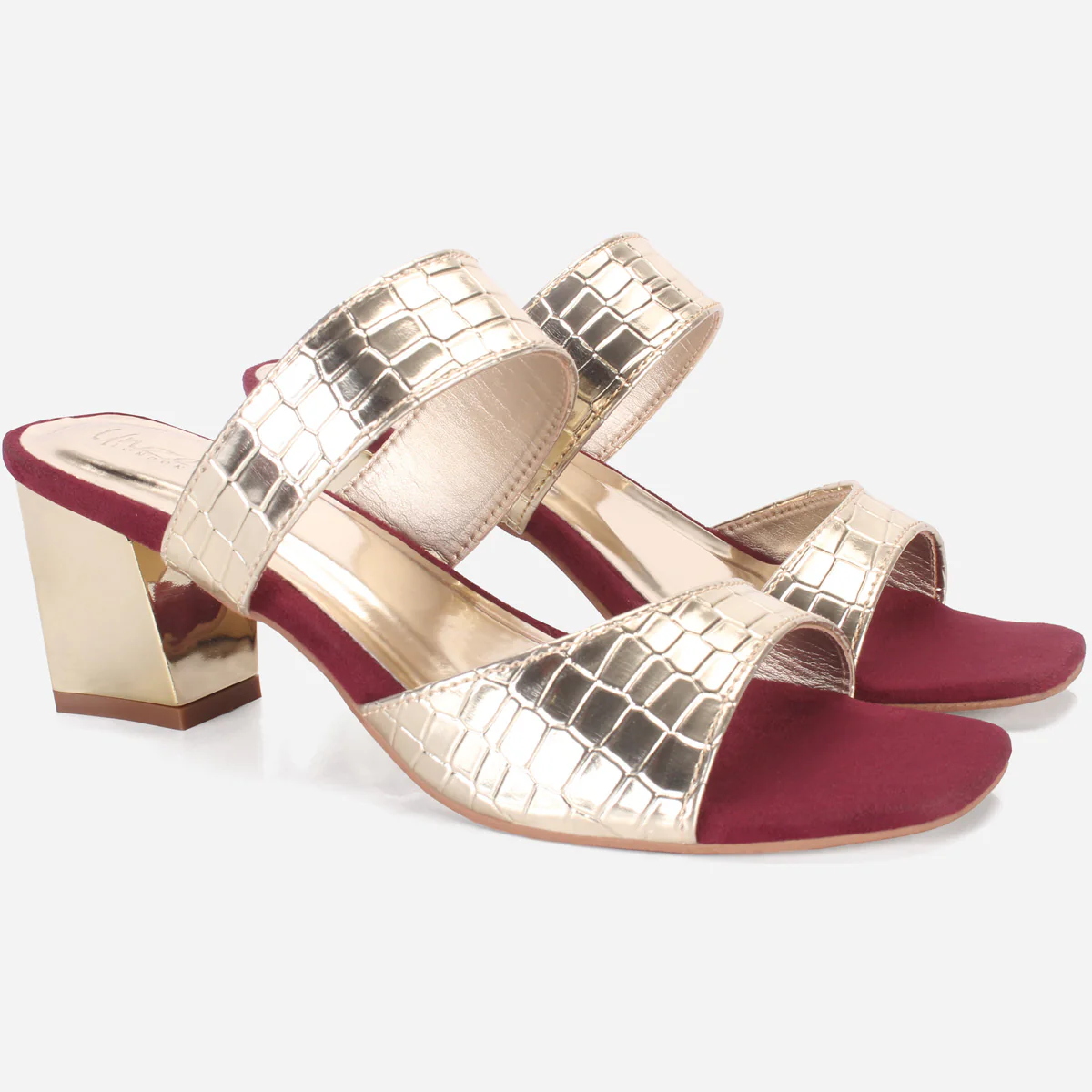 Women "ROWAN" Fancy Block Heel Sandals - Image 2