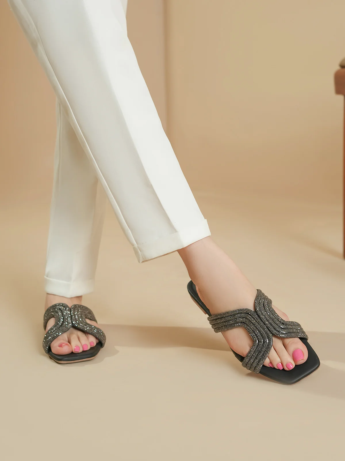 Women "RUSTIN" Fancy Stylish Slippers - Image 6